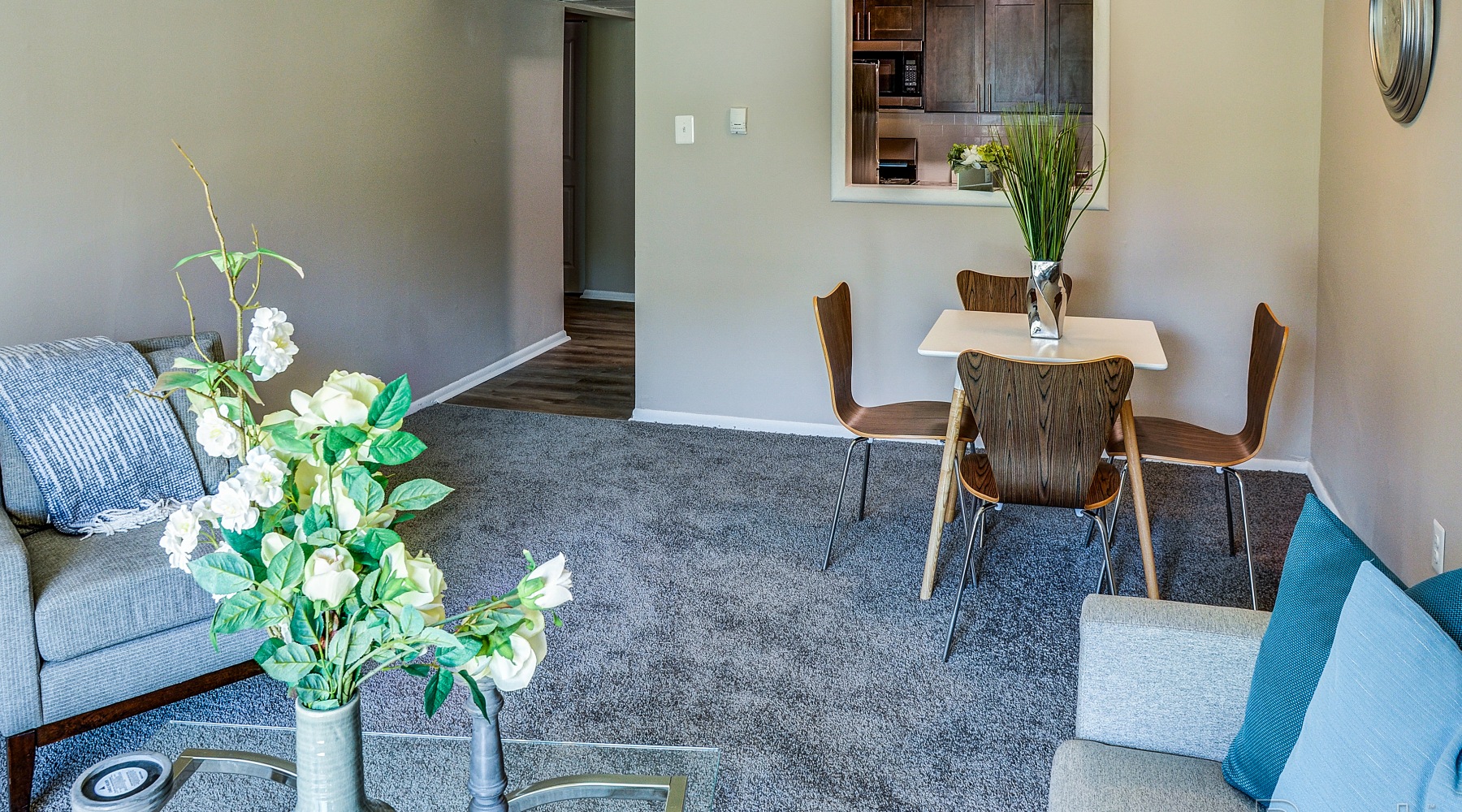 Living Room at The Crossings at Glassboro in Gloucester County, NJ Living Room at The Crossings at Glassboro in Gloucester County, NJ